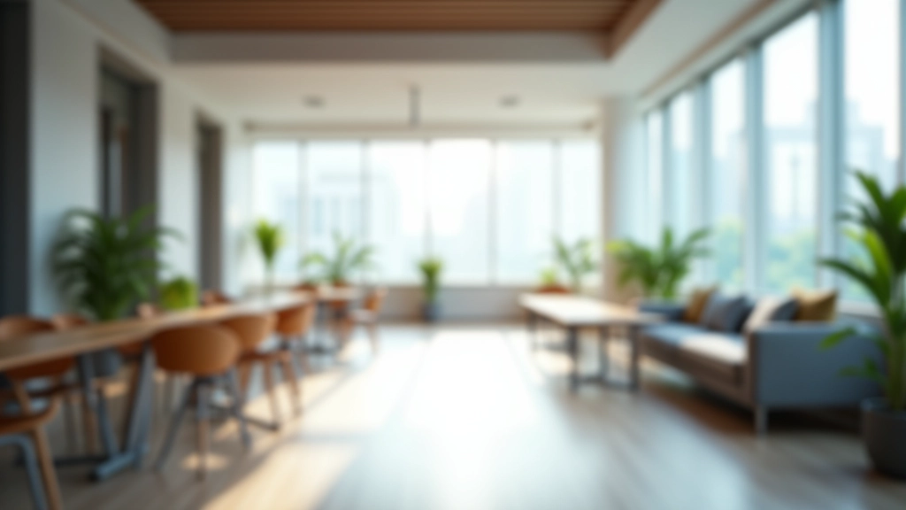 Modern executive training facility with contemporary design and collaborative learning spaces